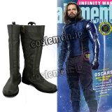 アベンジャーズ The Avengers Winter Soldier風 コスプレ靴 ブーツ