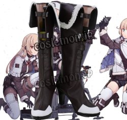 画像1: 少女前線 Girls Frontline 2B14風 02 コスプレ靴 ブーツ