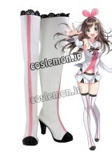 Kizuna Ai スーパーAI キズナアイ アイちゃん風 02 コスプレ靴 ブーツ