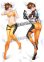 画像1: オーバーウォッチ Overwatch トレーサー Tracer レナ・オクストン風 ●等身大 抱き枕カバー (1)