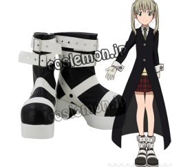 画像1: SOUL EATER ソウルイーター MAKA風 02 コスプレ靴 ブーツ