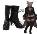 ファイナルファンタジーXIV FF14 黒魔道士風 BLACK MAGE 04 コスプレ靴 ブーツ