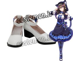 画像1: アイドルマスター シンデレラガールズ 鷺沢文香風 さぎさわふみか ●コスプレ靴 ブーツ