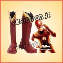 画像1: The Flash Season 4 Barry Allen風 ●コスプレ靴 ブーツ
