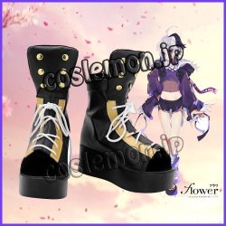 画像1: Vocaloid ボーカロイド vflower風 ●コスプレ靴 ブーツ