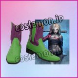Superhero Harley Quinn風 ●コスプレ靴 ブーツ
