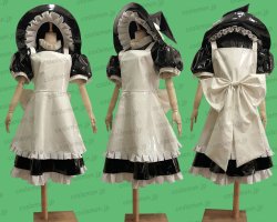 画像1: 東方project 霧雨魔理沙風 きりさめまりさ エナメル製 03 ●コスプレ衣装