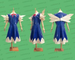 画像1: 東方Project チルノ風 エナメル製 ●コスプレ衣装
