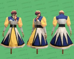画像2: LUNAR シルバースターストーリー ルーナ風 ●コスプレ衣装