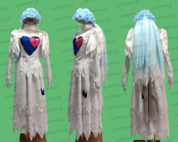 画像1: ディズニー スプーキーboo! 花嫁ダンサー花嫁ダンサー風 ●コスプレ衣装