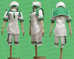 画像1: VOCALOID ボーカロイド 風見音レツ 亞種 ●コスプレ衣装