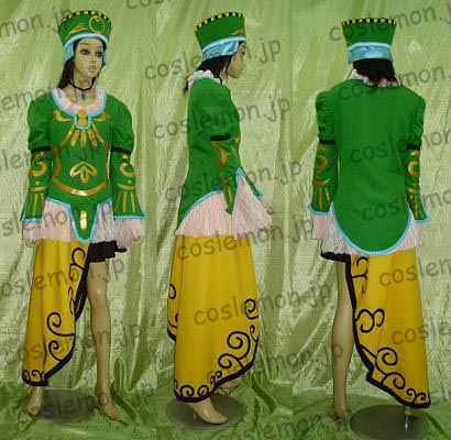 ロマンシング サ ガ ミンストレルソング クローディア風 コスプレ衣装 Coslemon