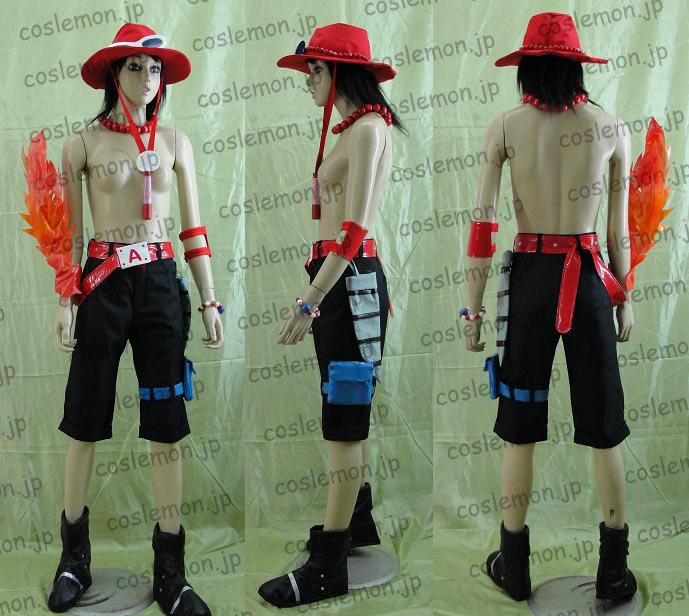 One Piece ワンピース ポートガス D エース エース風 コスプレ衣装 Coslemon