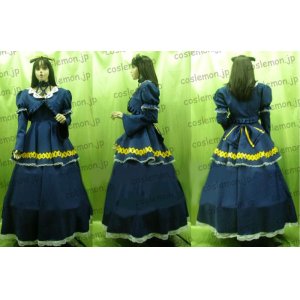 画像: 特売★ クローバーの国のアリス アリス風 新衣装 02 バニエ付 ●コスプレ衣装 ■■