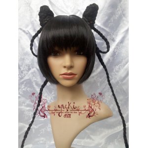 画像: 格安 黒執事 藍猫風 らんまお コスプレ ウィッグ