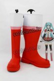 画像1: VOCALOID ボーカロイド 初音ミク 25 コスプレ靴 ブーツ