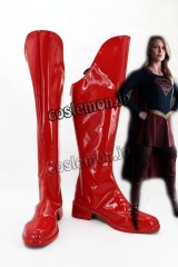 画像: スーパーガール Supergirl風 02 コスプレ靴 ブーツ