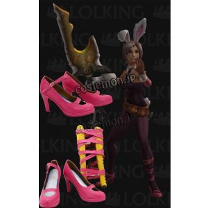画像: League of Legends LOL リーグ・オブ・レジェンズ リヴェン風 Riven コスプレ靴 ブーツ