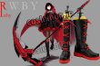 画像1: RWBY ルビー ルビー・ローズ風 Ruby Rose コスプレ靴 ブーツ