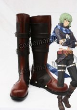 画像: 英雄伝説 碧の軌跡 ワジ・ヘミスフィア風 コスプレ靴 ブーツ 