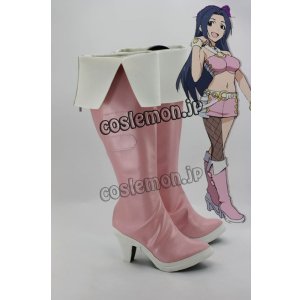 画像: アイドルマスター 三浦あずさ風 コスプレ靴 ブーツ