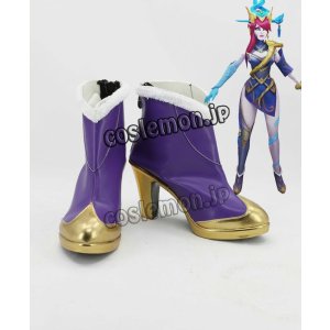 画像: League of Legends LOL リーグ・オブ・レジェンズ Caitlyn ケイトリン風 03 コスプレ靴 ブーツ