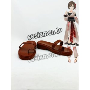 画像: VOCALOID MEIKO メイコ風 番凩 コスプレ靴 ブーツ