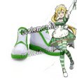 画像1: ソードアート・オンライン Sword Art Online 桐ヶ谷直葉 リーファ風 メイドワールド コスプレ靴 ブーツ