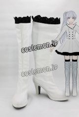 画像: RWBY ルビー 第二シーズン Volume 2 ワイス・シュニー風 Weiss Schnee コスプレ靴 ブーツ