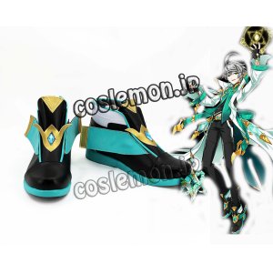 画像: エルソード ELSWORD アイン風 Ａin 新職１次転職アンパッセン ストーリー! コスプレ靴 ブーツ