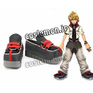 画像: キングダムハーツ2 KH2 KINGDOM HEARTS ロクサス風 Roxas コスプレ靴 ブーツ