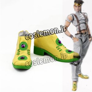 画像: ジョジョの奇妙な冒険 岸辺露伴風 コスプレ靴 ブーツ