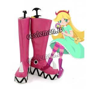 画像: 悪魔バスター★スター・バタフライ Star vs. the Forces of Evil スター・バタフライ風 Star Butterfly コスプレ靴 ブーツ