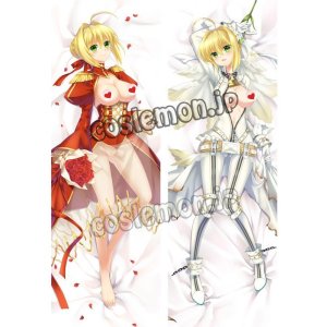 画像: Fate/Grand Order フェイト・グランドオーダー 赤セイバー ネロ・クラウディウス風 ブライド ●等身大 抱き枕カバー