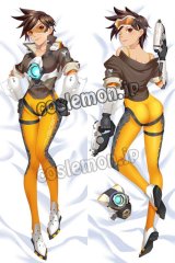 画像: オーバーウォッチ Overwatch トレーサー Tracer レナ・オクストン風 Lena Oxton ●等身大 抱き枕カバー