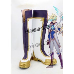 画像: League of Legends LOL リーグ・オブ・レジェンズ Ezreal エズリアル風 光の冒険心 コスプレ靴 ブーツ
