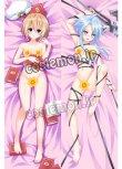 画像1: 超次元ゲイム ネプテューヌ Blanc風 ●等身大 抱き枕カバー 