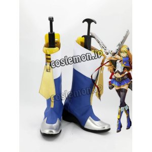 画像: BLAZBLUE ブレイブルー ノエル＝ヴァーミリオン風 NOEL VERMILLION コスプレ靴 ブーツ