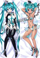 画像: VOCALOID ボーカロイド 初音ミク風 レーシングミク 2013 ver. ●等身大 抱き枕カバー