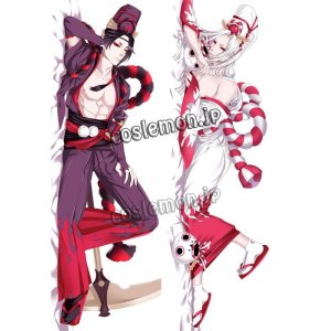 画像: 陰陽師 おんみょうじ 黒無常&白無常風 ●等身大 抱き枕カバー