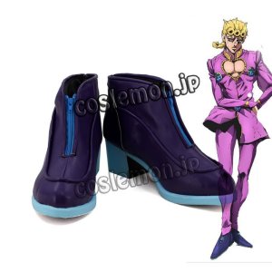 画像: ジョジョの奇妙な冒険 黄金の風 Giorno Giovann風 02 コスプレ靴 ブーツ