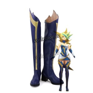 画像: LOL リーグ・オブ・レジェンド ラックス風 光の才女 02 コスプレ靴 ブーツ