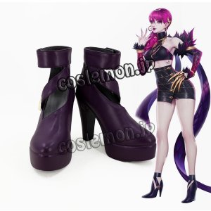 画像: League of Legends LOL リーグ・オブ・レジェンズ イヴリン風 02 コスプレ靴 ブーツ