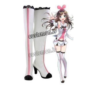 画像: Kizuna Ai スーパーAI キズナアイ アイちゃん風 02 コスプレ靴 ブーツ