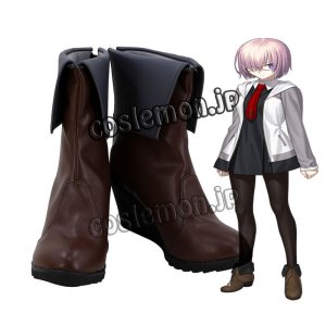 画像: Fate/Grand Order フェイト・グランドオーダー マシュ・キリエライト風 コスプレ靴 ブーツ 