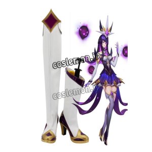 画像: League of Legends LOL リーグ・オブ・レSyndra風 コスプレ靴 ブーツ