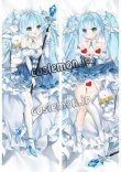 画像1: VOCALOID ボーカロイド 初音ミク風 雪ミク風 03 ●等身大 抱き枕カバー