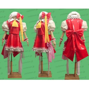 画像: 東方Project フランドール・スカーレット風 ATRE 春 エナメル製 ●コスプレ衣装