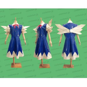 画像: 東方Project チルノ風 エナメル製 ●コスプレ衣装