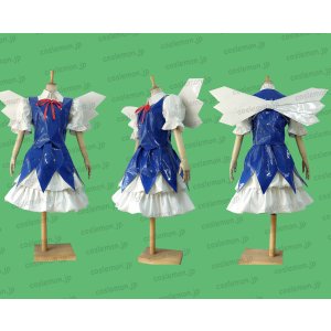 画像: 東方Project チルノ風 エナメル製 セット ●コスプレ衣装